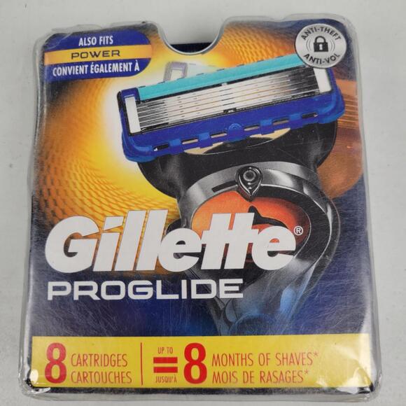Gillette ProGlide Razor 5-Blade Refills 8 Cartridges Fits All Fusion5 / Proglide - Picture 1 of 4